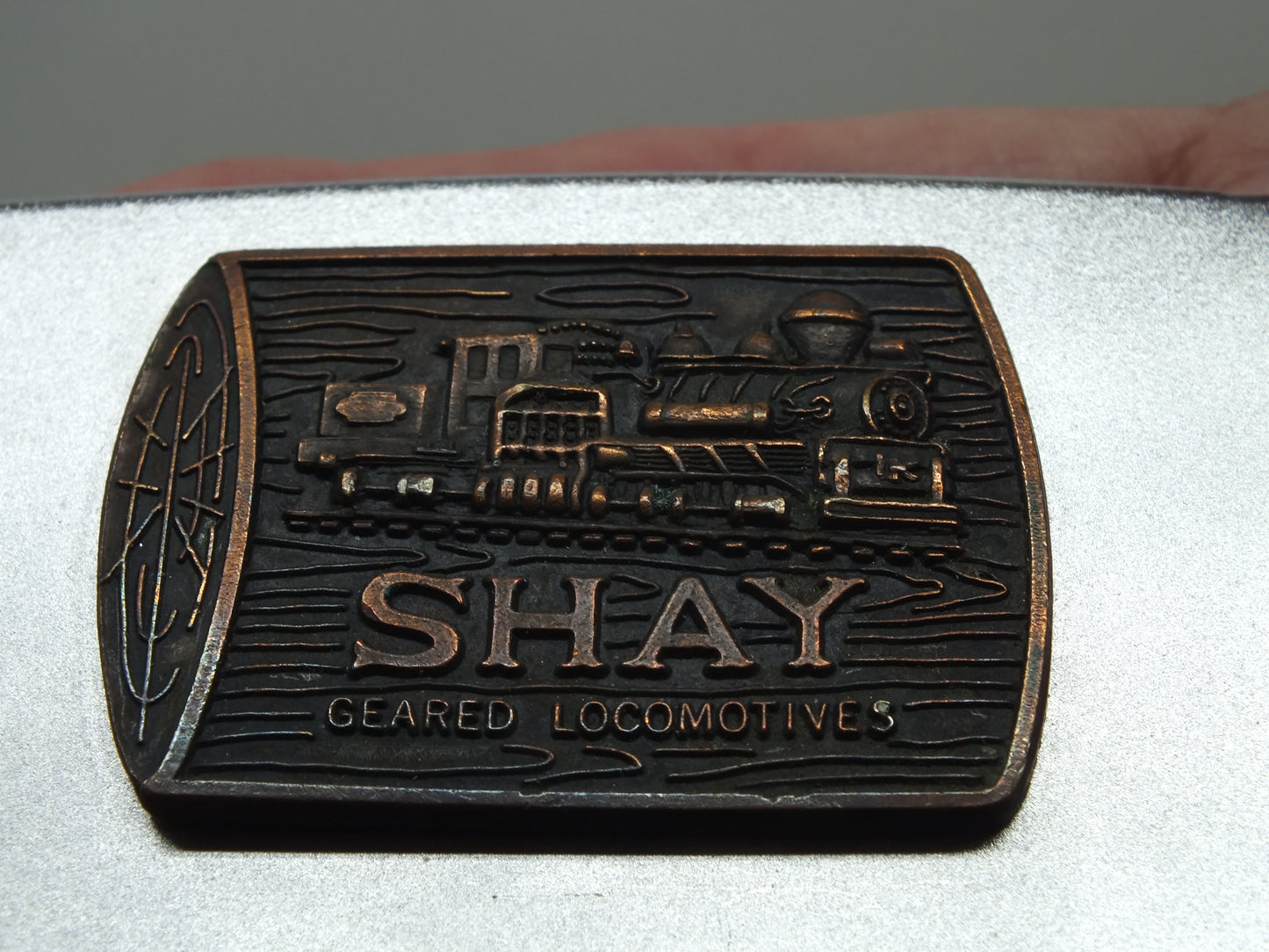 Shay Geared Locomotive Belt Buckle